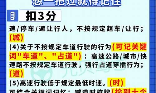 驾驶证扣分模拟考试题_驾驶证扣分模拟考试