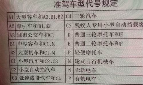 c1驾照能开什么车最新规定_c1驾照能开